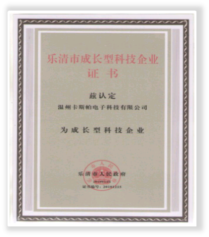 樂清市成長科技型企業
